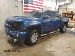 2018 Chevrolet Silverado 1500 LT z VIN 3GCUKREC3JG510469, wystawiony jako Copart lot #81941415 z przebiegiem 143 486 mil mil oraz Szkoda całkowita • Salvage title. Historia ofert i sprzedaży dostępna na DreamBid. Obrazek 1.