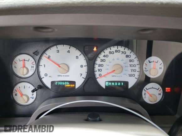 2004 Dodge 1500 SLT с VIN 1D7HA18N14S707713, выставлен на аукционе Copart как лот 80258255 с пробегом 238 606 миль миль и Чистый • Clean title. История ставок и продаж доступна на DreamBid. Изображение 9.