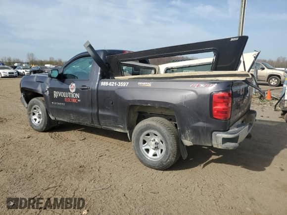 2014 Chevrolet Silverado 1500 Work Truck with VIN 1GCNKPEH9EZ174417, listed as a Copart auction lot 54237685 with Not provided miles and Salvage title. Bid and sale history available at DreamBid. Image 2.