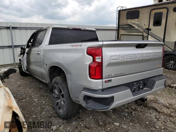 2020 Chevrolet Silverado 1500 RST с VIN 3GCPYEEK3LG166446, выставлен на аукционе Copart как лот 55163715 с пробегом Не указан миль и Списание • Salvage title. История ставок и продаж доступна на DreamBid. Изображение 2.