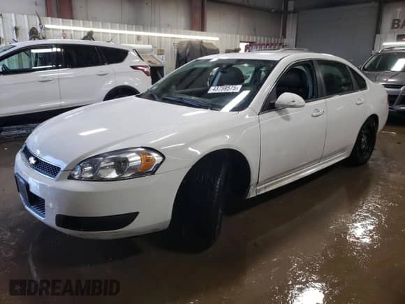 2016 Chevrolet Impala Police Police with VIN 2G1WD5E32G1102972, listed as a Copart auction lot 43759575 with Not provided miles and Salvage title. Bid and sale history available at DreamBid. Image 1.
