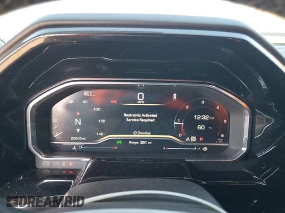 2024 GMC Sierra 1500 SLT with VIN 3GTUUDEL2RG224542, listed as a Copart auction lot 42204325 with 25,905 mi miles and Salvage title. Bid and sale history available at DreamBid. Image 9.