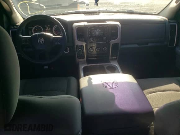 2015 Ram 1500 Big Horn with VIN 1C6RR7LG0FS749383, listed as a Copart auction lot 60119895 with 97,871 mi miles and Salvage title. Bid and sale history available at DreamBid. Image 8.