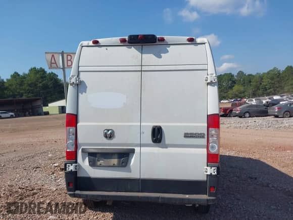2023 Ram ProMaster Cargo with VIN 3C6LRVDG4PE571992, listed as a IAAI auction lot 43115959 with 62,513 mi miles and . Bid and sale history available at DreamBid. Image 16.