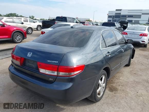 2004 Honda Accord EX with VIN 1HGCM56744A103507, listed as a IAAI auction lot 43334779 with 261,469 mi miles and . Bid and sale history available at DreamBid. Image 4.