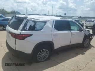 2023 Chevrolet Traverse LT Cloth with VIN 1GNEVGKWXPJ142935, listed as a Copart auction lot 65140405 with 34,326 mi miles and Non repairable. Bid and sale history available at DreamBid. Image 3.