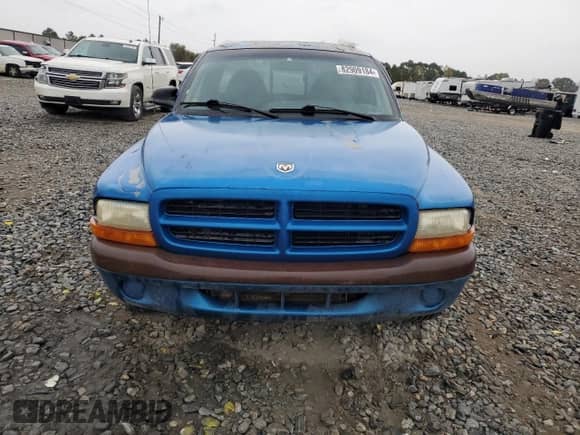 1998 Dodge Dakota SLT z VIN 1B7FL26XXWS645107, wystawiony jako Copart lot #82909184 z przebiegiem 217 072 mil mil oraz Czysty tytuł • Clean title. Historia ofert i sprzedaży dostępna na DreamBid. Obrazek 5.