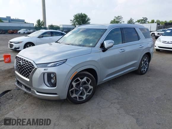 2022 Hyundai Palisade Calligraphy с VIN KM8R7DHE9NU435346, выставлен на аукционе IAAI как лот 42876329 с пробегом 97 268 миль миль и . История ставок и продаж доступна на DreamBid. Изображение 18.