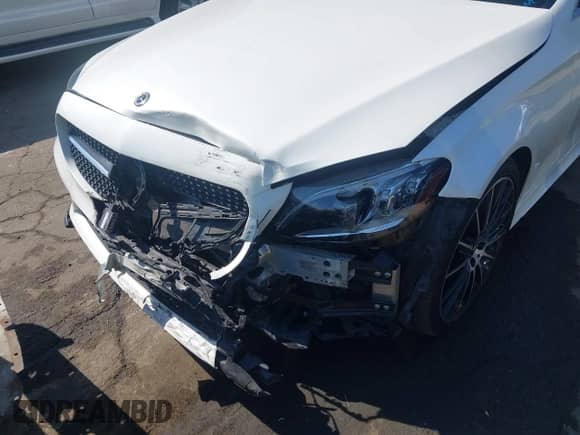2021 Mercedes-Benz C 300 with VIN W1KWK8DBXMG054858, listed as a IAAI auction lot 43121884 with 36,167 mi miles and . Bid and sale history available at DreamBid. Image 6.