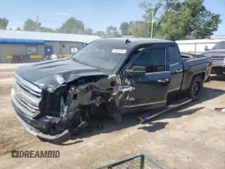 2018 Chevrolet Silverado 1500 High Country with VIN 3GCUKTEJ1JG360681, listed as a Copart auction lot 58092365 with 96,571 mi miles and Salvage title. Bid and sale history available at DreamBid. Image 1.