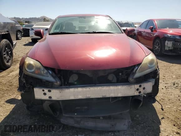 2013 Lexus IS 250 z VIN JTHCF5C25D5060918, wystawiony jako Copart lot #62581765 z przebiegiem 129 881 mil mil oraz Szkoda całkowita • Salvage title. Historia ofert i sprzedaży dostępna na DreamBid. Obrazek 5.
