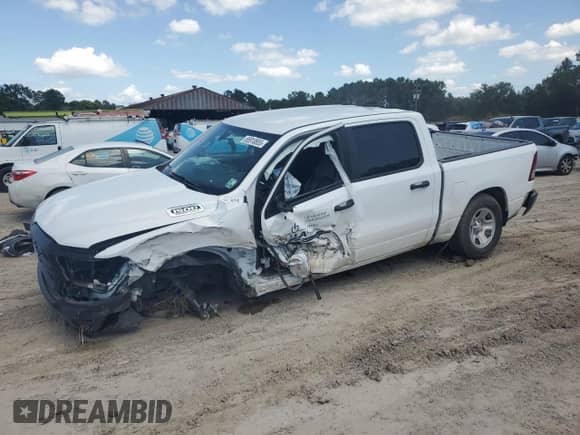 2023 Ram 1500 Tradesman z VIN 1C6RREGT9PN570416, wystawiony jako Copart lot #65910655 z przebiegiem Nie podano mil oraz Szkoda całkowita • Salvage title. Historia ofert i sprzedaży dostępna na DreamBid. Obrazek 1.