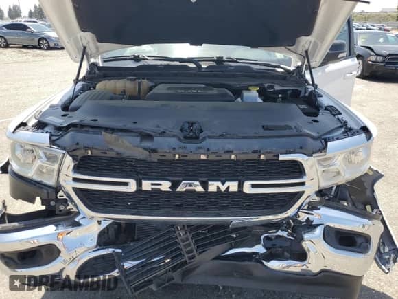 2021 Ram 1500 Big Horn with VIN 1C6RREFM0MN795054, listed as a Copart auction lot 52025724 with 42,201 mi miles and Salvage title. Bid and sale history available at DreamBid. Image 13.