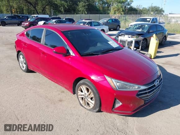 2020 Hyundai Elantra SEL with VIN KMHD84LF5LU936836, listed as a IAAI auction lot 43104010 with 106,699 mi miles and . Bid and sale history available at DreamBid. Image 1.