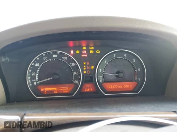 2004 BMW 7 Series 745Li with VIN WBAGN63404DS45720, listed as a Copart auction lot 82421485 with 173,177 mi miles and Salvage title. Bid and sale history available at DreamBid. Image 9.