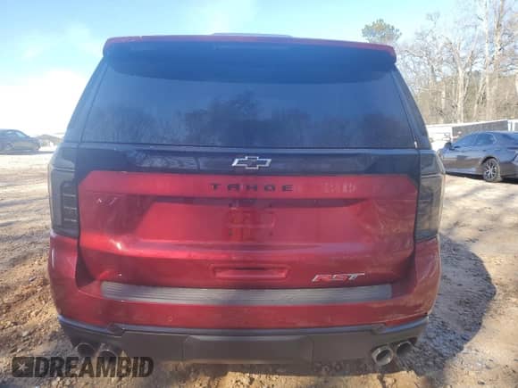 2025 Chevrolet Tahoe RST с VIN 1GNS6RRL6SR139158, выставлен на аукционе Copart как лот 47261225 с пробегом 229 миль миль и Списание • Salvage title. История ставок и продаж доступна на DreamBid. Изображение 6.