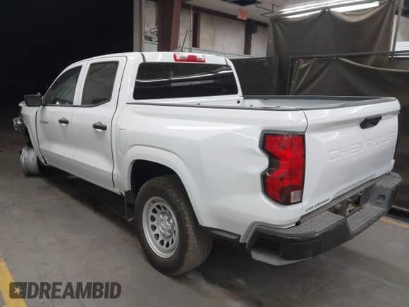 2024 Chevrolet Colorado 2WD Work Truck with VIN 1GCGSBEC8R1213406, listed as a IAAI auction lot 41740445 with 13,072 mi miles and . Bid and sale history available at DreamBid. Image 3.
