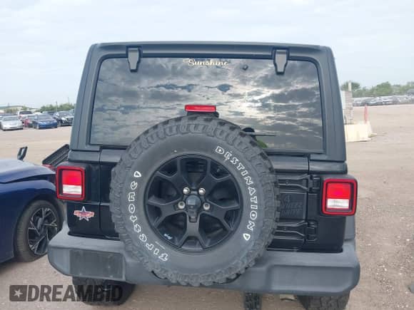 2021 Jeep Wrangler Unlimited Willys with VIN 1C4HJXDN7MW649070, listed as a IAAI auction lot 42656152 with 53,227 mi miles and . Bid and sale history available at DreamBid. Image 16.