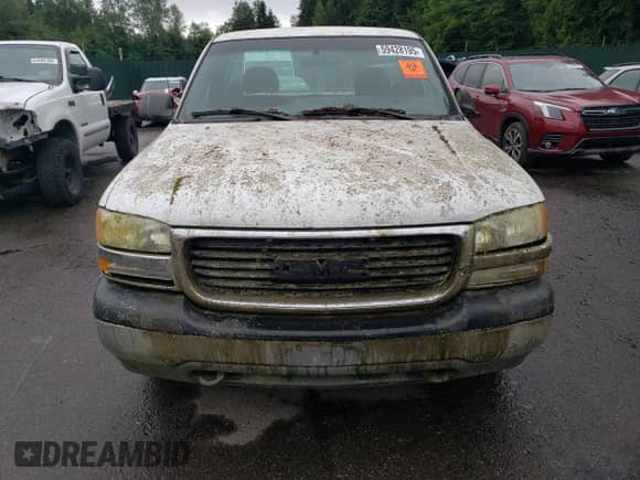 2002 GMC Sierra 1500 SLE with VIN 1GTEC14V72Z245661, listed as a Copart auction lot 59428195 with 223,572 mi miles and Clean title. Bid and sale history available at DreamBid. Image 5.