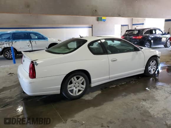 2006 Chevrolet Monte Carlo LTZ with VIN 2G1WN151269365290, listed as a Copart auction lot 55768425 with 215,211 mi miles and Salvage title. Bid and sale history available at DreamBid. Image 3.