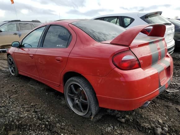 2005 Dodge Neon SRT-4 with VIN 1B3ES66S05D259861, listed as a Copart auction lot 43053435 with 57,141 mi miles and Salvage title. Bid and sale history available at DreamBid. Image 2.