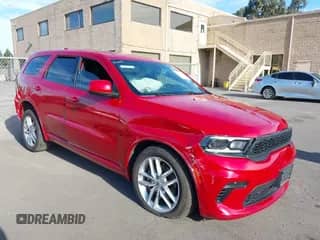 2021 Dodge Durango GT Plus with VIN 1C4RDJDG9MC644951, listed as a IAAI auction lot 39046166 with 68,218 mi miles and . Bid and sale history available at DreamBid. Image 1.