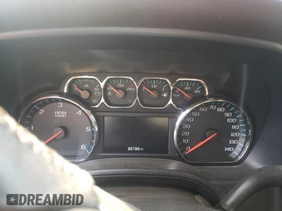 2017 Chevrolet Silverado 1500 LT with VIN 3GCPCREC6HG265364, listed as a Copart auction lot 80718405 with 96,786 mi miles and Salvage title. Bid and sale history available at DreamBid. Image 9.