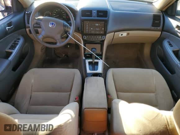 2007 Honda Accord LX with VIN 1HGCM56407A077675, listed as a Copart auction lot 89629495 with 212,276 mi miles and Salvage title. Bid and sale history available at DreamBid. Image 8.