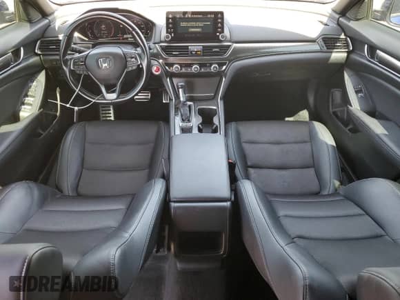 2020 Honda Accord Sport with VIN 1HGCV1F38LA059190, listed as a Copart auction lot 80121965 with 64,143 mi miles and Salvage title. Bid and sale history available at DreamBid. Image 8.