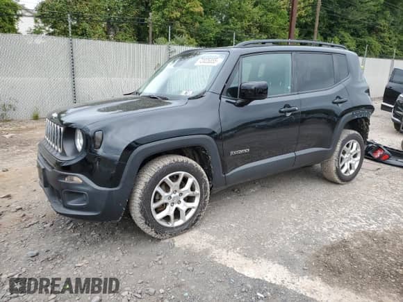 2017 Jeep Renegade Altitude with VIN ZACCJBBB8HPF89311, listed as a Copart auction lot 72025355 with 94,945 mi miles and Salvage title. Bid and sale history available at DreamBid. Image 1.