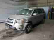 2006 Honda Pilot EX-L z VIN 2HKYF18566H507200, wystawiony jako Copart lot #70293415 z przebiegiem 185 135 mil mil oraz Szkoda całkowita • Salvage title. Historia ofert i sprzedaży dostępna na DreamBid. Obrazek 1.