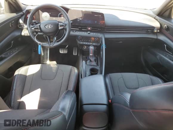 2023 Hyundai Elantra N Line with VIN KMHLR4AF6PU584206, listed as a Copart auction lot 70483975 with 36,589 mi miles and Non repairable. Bid and sale history available at DreamBid. Image 8.