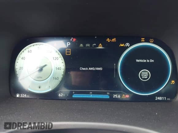 2024 Hyundai Palisade SEL z VIN KM8R4DGE2RU762428, wystawiony jako IAAI lot #43132499 z przebiegiem 24 811 mil mil oraz . Historia ofert i sprzedaży dostępna na DreamBid. Obrazek 7.