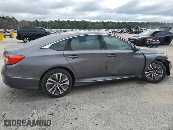 2021 Honda Accord EX-L with VIN 1HGCV3F59MA002768, listed as a Copart auction lot 80244215 with Not provided miles and Salvage title. Bid and sale history available at DreamBid. Image 3.