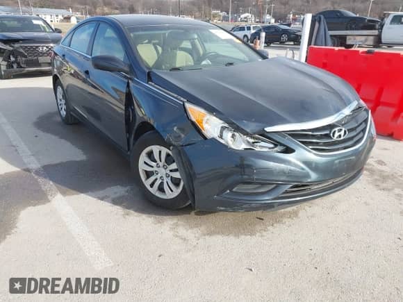2012 Hyundai Sonata GLS with VIN 5NPEB4AC6CH406677, listed as a IAAI auction lot 41723413 with 161,570 mi miles and . Bid and sale history available at DreamBid. Image 6.