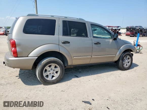 2006 Dodge Durango Limited with VIN 1D4HB58236F121453, listed as a Copart auction lot 80833135 with 282,362 mi miles and Salvage title. Bid and sale history available at DreamBid. Image 3.