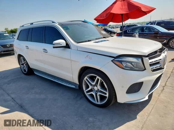 2017 Mercedes-Benz GLS 550 with VIN 4JGDF7DE0HA785832, listed as a Copart auction lot 69815005 with 139,264 mi miles and Salvage title. Bid and sale history available at DreamBid. Image 4.