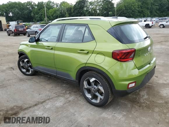 2024 Hyundai Venue SEL with VIN KMHRC8A36RU282877, listed as a Copart auction lot 62853464 with 18,312 mi miles and Salvage title. Bid and sale history available at DreamBid. Image 2.