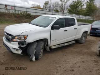 2018 Chevrolet Colorado 4WD Work Truck with VIN 1GCGTBEN5J1104145, listed as a Copart auction lot 89541885 with 118,728 mi miles and Clean title. Bid and sale history available at DreamBid. Image 1.