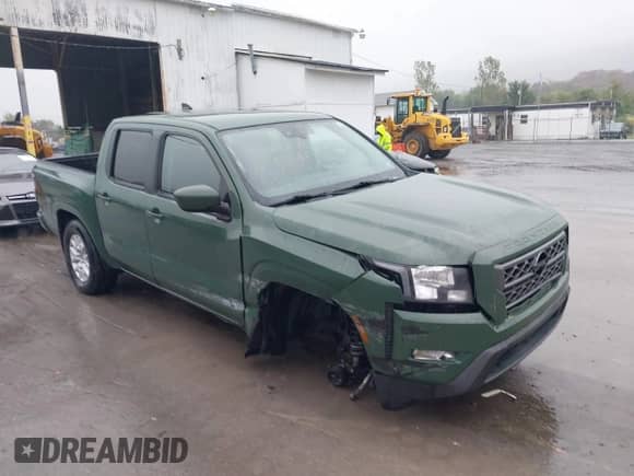 2022 Nissan Frontier SV with VIN 1N6ED1EK1NN678399, listed as a IAAI auction lot 43307252 with 30,929 mi miles and . Bid and sale history available at DreamBid. Image 1.