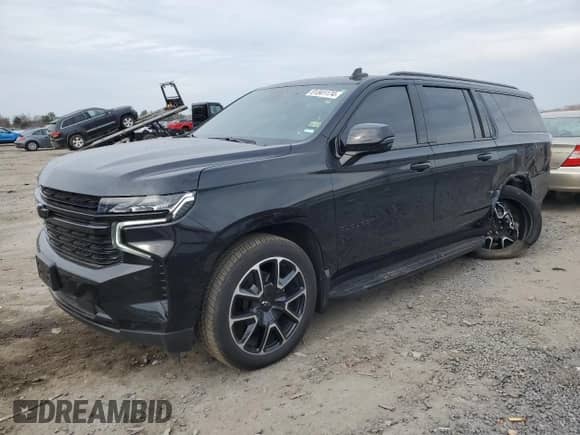 2023 Chevrolet Suburban RST z VIN 1GNSKEKD3PR336948, wystawiony jako Copart lot #81341174 z przebiegiem 30 124 mil mil oraz Szkoda całkowita • Salvage title. Historia ofert i sprzedaży dostępna na DreamBid. Obrazek 1.
