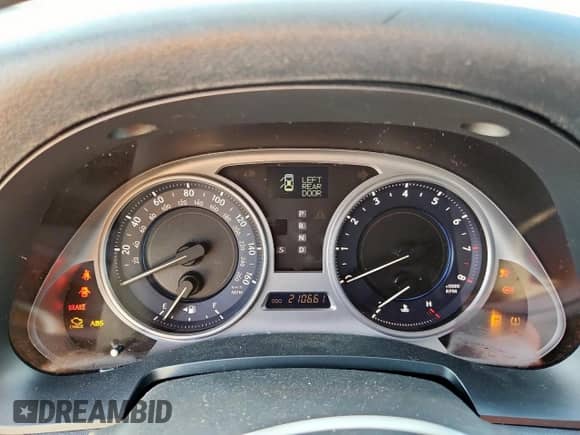 2010 Lexus IS 250 с VIN JTHBF5C29A5120352, выставлен на аукционе Copart как лот 81657975 с пробегом 210 661 миль миль и Чистый • Clean title. История ставок и продаж доступна на DreamBid. Изображение 9.