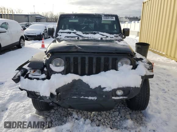 2022 Jeep Wrangler Unlimited Sport S с VIN 1C4HJXDN5NW226988, выставлен на аукционе Copart как лот 83809194 с пробегом 52 112 миль миль и Списание • Salvage title. История ставок и продаж доступна на DreamBid. Изображение 5.