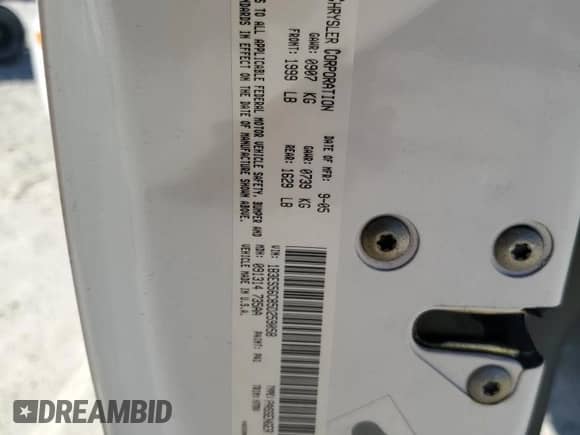 2005 Dodge Neon SXT z VIN 1B3ES56C85D259058, wystawiony jako Copart lot #48580025 z przebiegiem 53 782 mil mil oraz Szkoda całkowita • Salvage title. Historia ofert i sprzedaży dostępna na DreamBid. Obrazek 14.