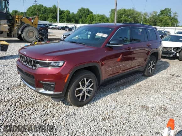 2025 Jeep Grand Cherokee Limited with VIN 1C4RJKBG9S8642375, listed as a Copart auction lot 59274395 with 14,189 mi miles and Salvage title. Bid and sale history available at DreamBid. Image 1.