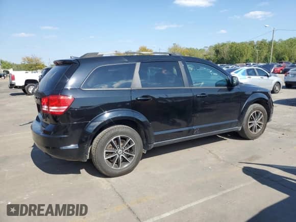 2018 Dodge Journey SE z VIN 3C4PDCAB3JT497747, wystawiony jako Copart lot #81283985 z przebiegiem 130 622 mil mil oraz Czysty tytuł • Clean title. Historia ofert i sprzedaży dostępna na DreamBid. Obrazek 3.