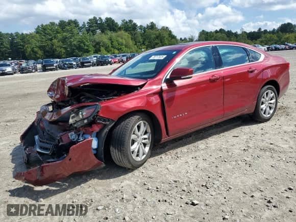 2020 Chevrolet Impala LT with VIN 2G11Z5S33L9104726, listed as a Copart auction lot 70717525 with Not provided miles and Salvage title. Bid and sale history available at DreamBid. Image 1.
