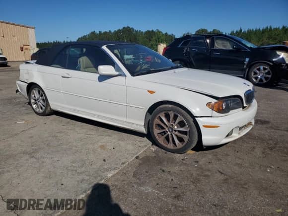 2004 BMW 3 Series 330Ci with VIN WBABW53474PL47404, listed as a Copart auction lot 87030685 with 189,952 mi miles and Clean title. Bid and sale history available at DreamBid. Image 4.