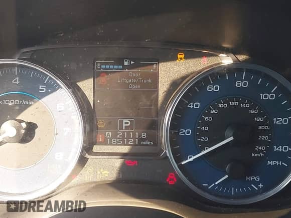 2015 Subaru Impreza Special Sports Premium z VIN JF1GPAY64F8261818, wystawiony jako IAAI lot #42892107 z przebiegiem 185 121 mil mil oraz . Historia ofert i sprzedaży dostępna na DreamBid. Obrazek 15.