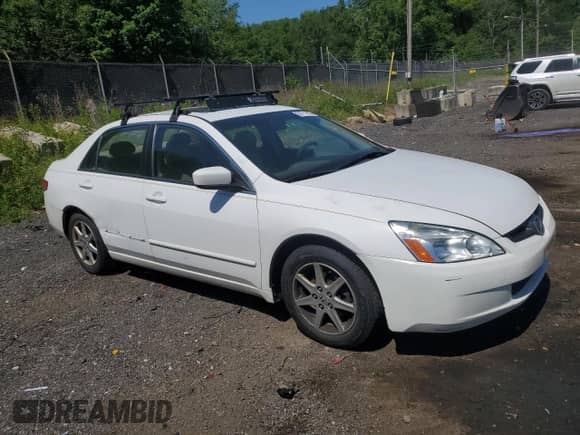 2003 Honda Accord EX z VIN 1HGCM66533A019925, wystawiony jako Copart lot #56711995 z przebiegiem 108 241 mil mil oraz Szkoda całkowita • Salvage title. Historia ofert i sprzedaży dostępna na DreamBid. Obrazek 4.